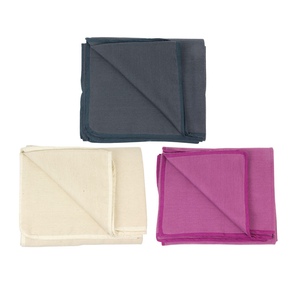 Hand Woven Cotton Yoga Blanket