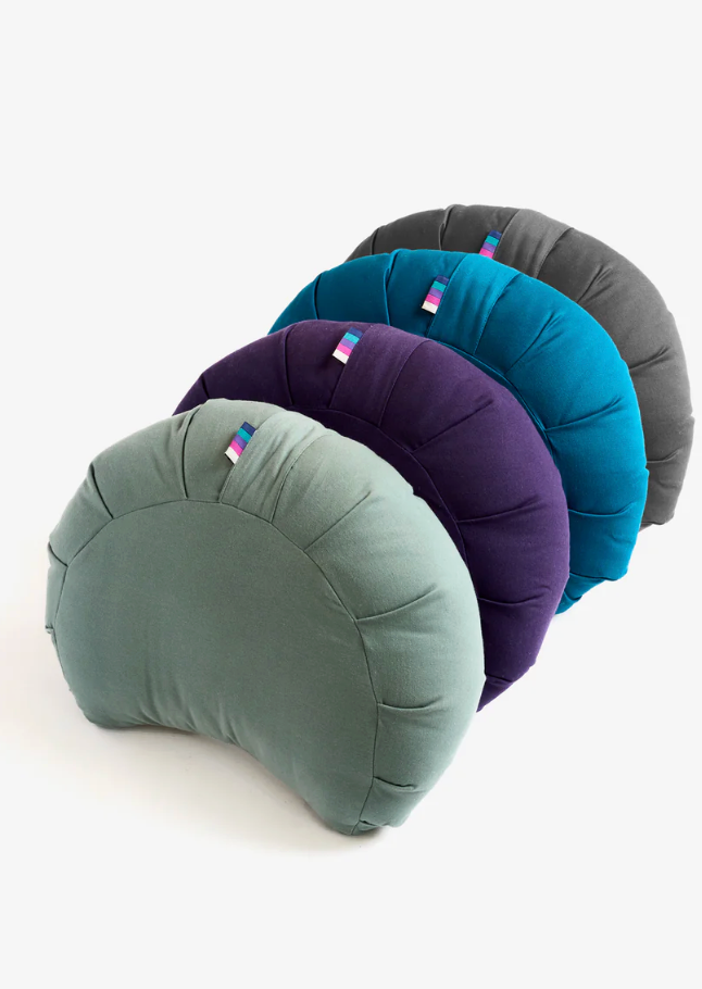 Eco-friendly Zafu | Crescent Meditation Cushion
