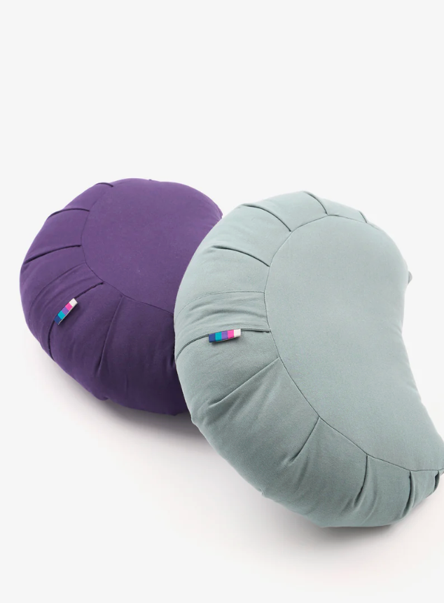 Eco-friendly Zafu | Crescent Meditation Cushion