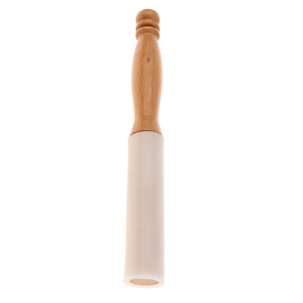Exquisite Rubber Crystal Singing Bowl Mallet Striker Beater 24.2cm for Yoga Meditation Praying