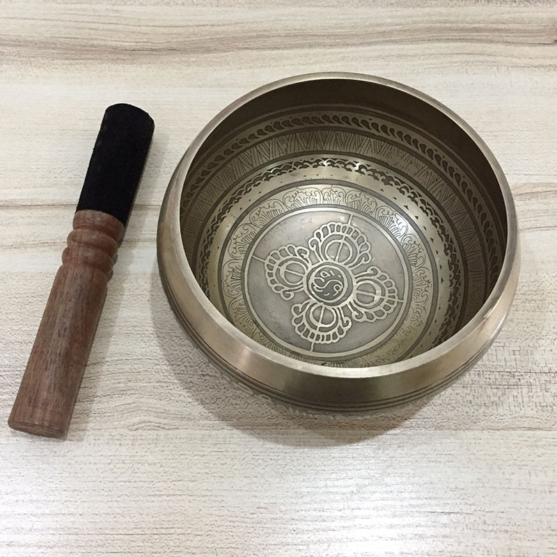 New Arrival Himalayan Tibetan Buddist Art Singing Bowls with striker and Cushion
