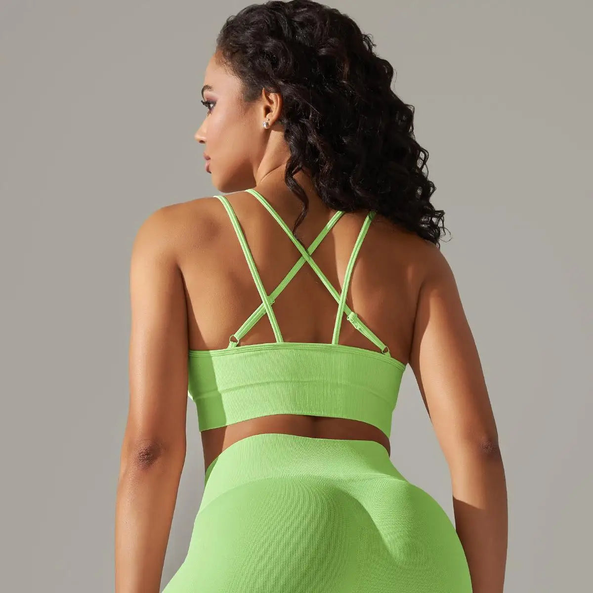 Women Cross Strap Yoga Bra