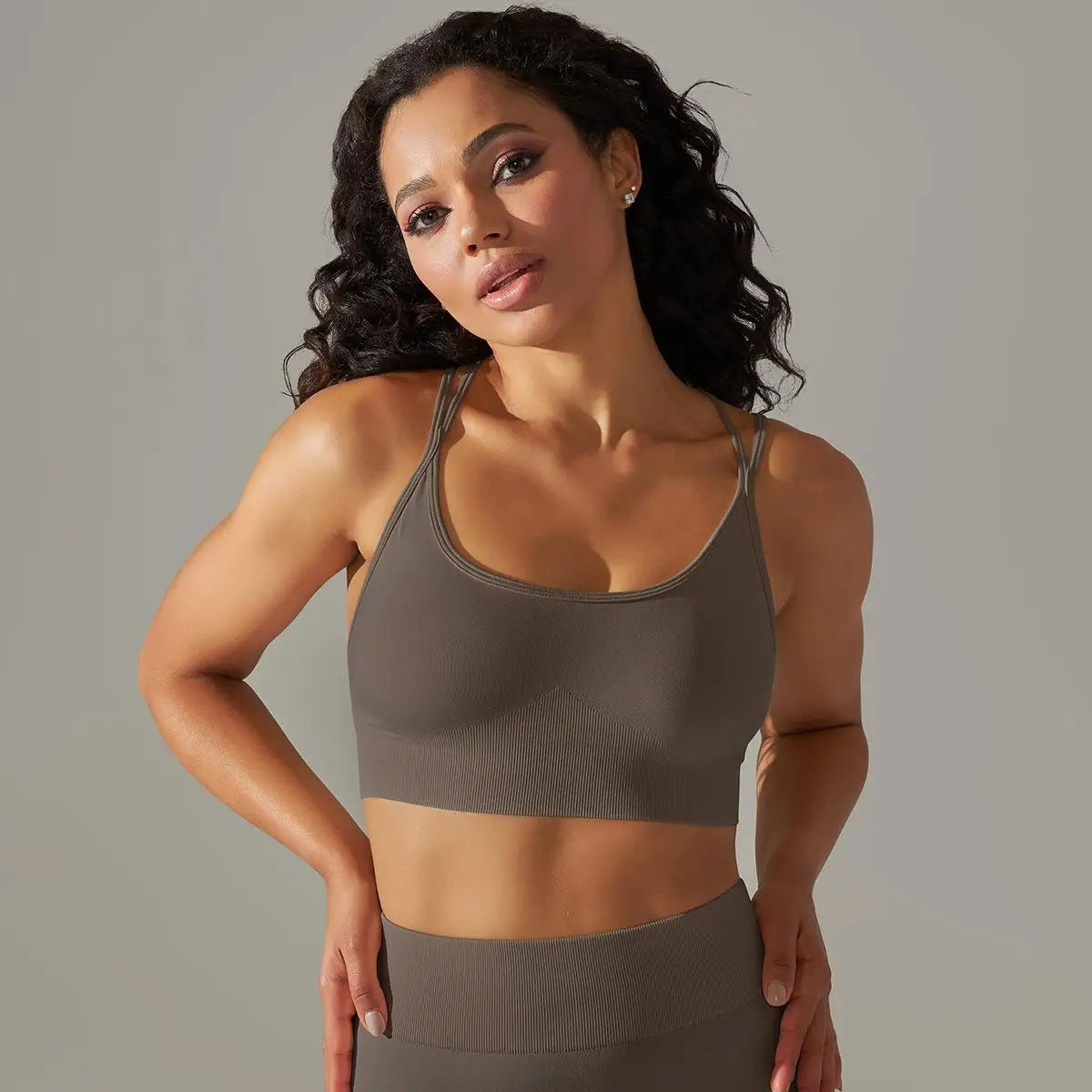 Women Cross Strap Yoga Bra