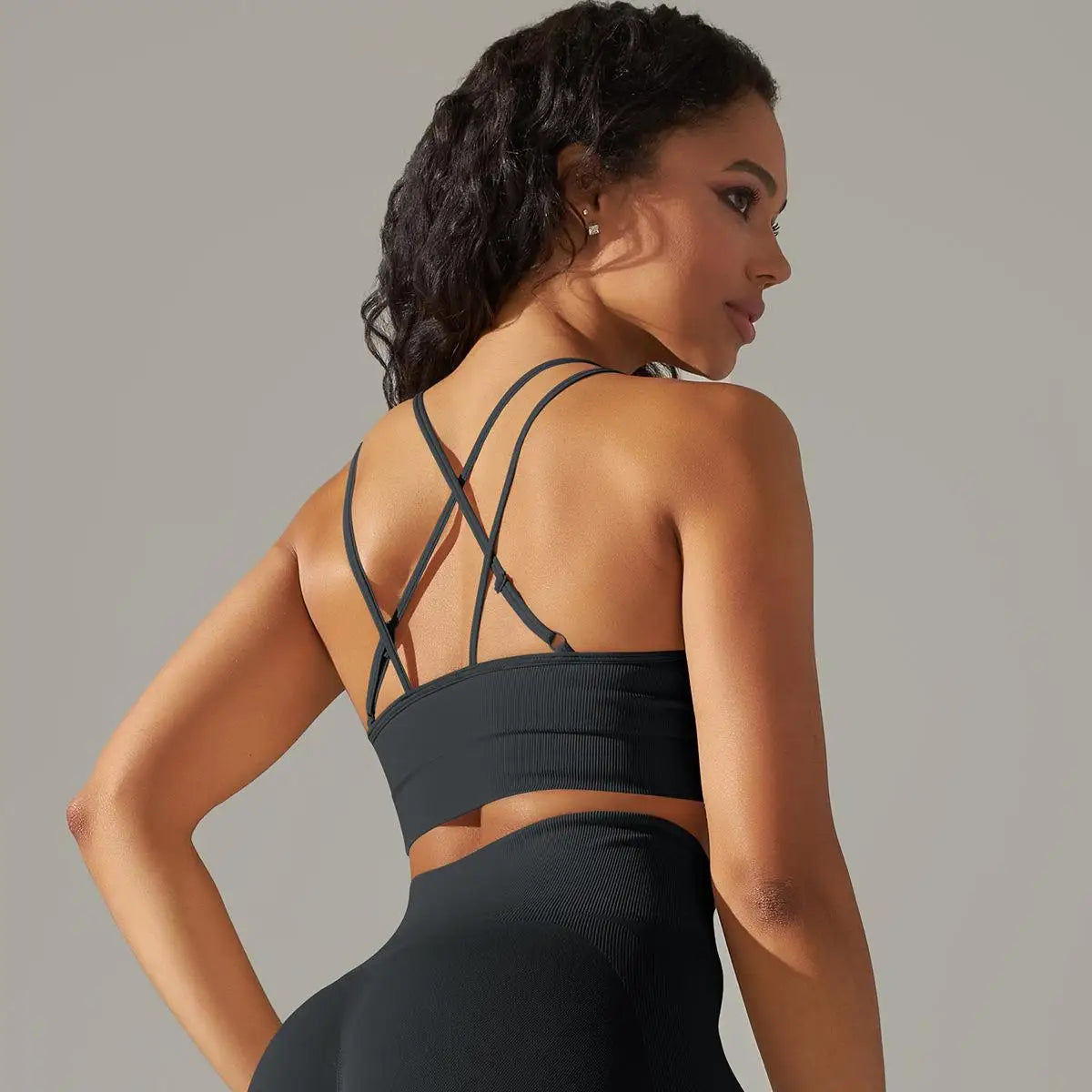 Women Cross Strap Yoga Bra