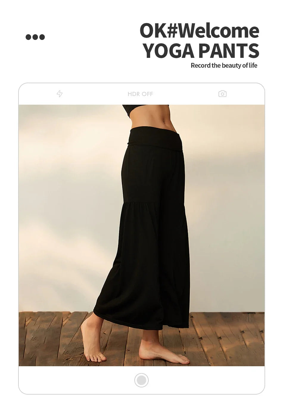Yoga Pants Women Rib Loose Casual