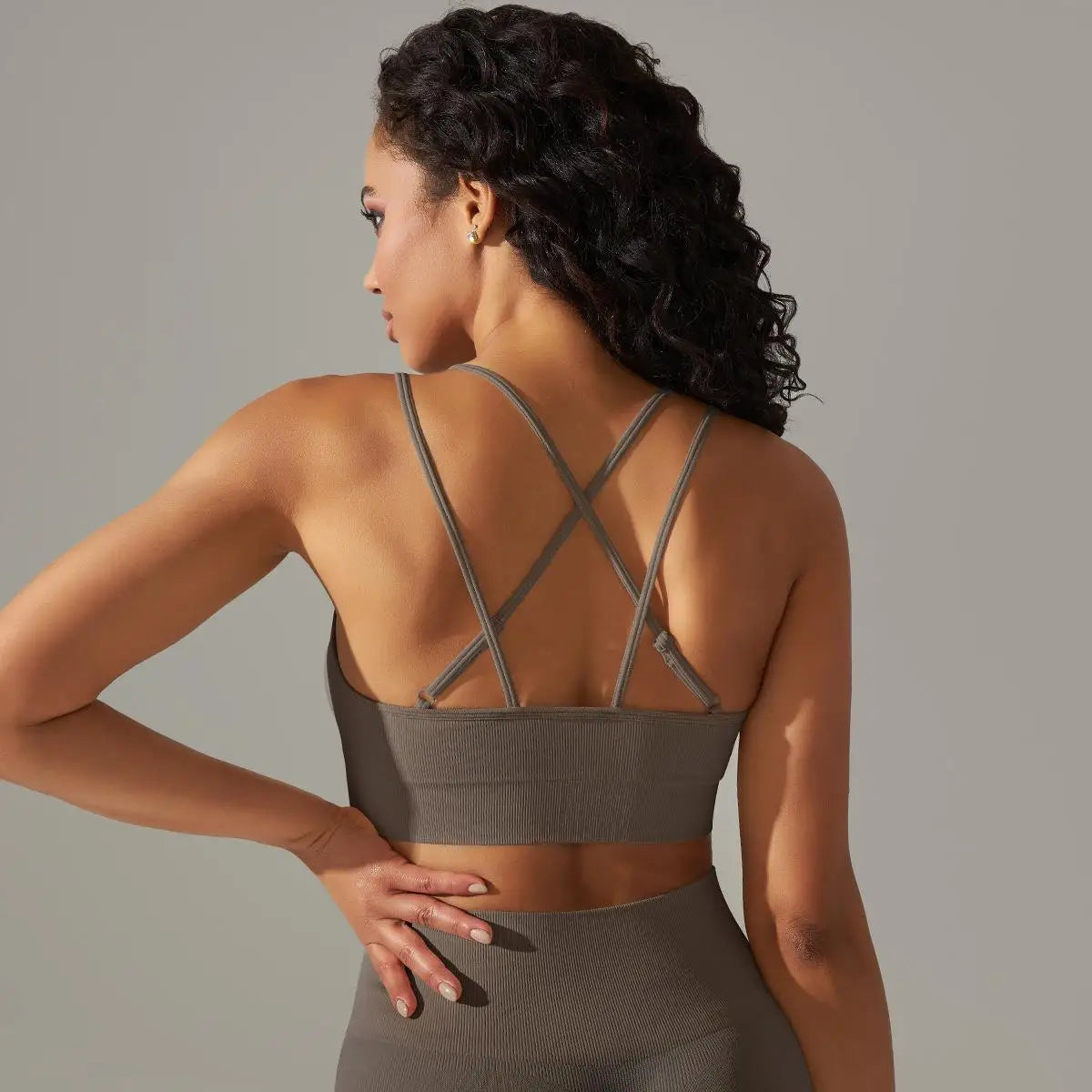 Women Cross Strap Yoga Bra