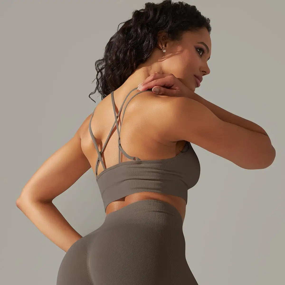 Women Cross Strap Yoga Bra