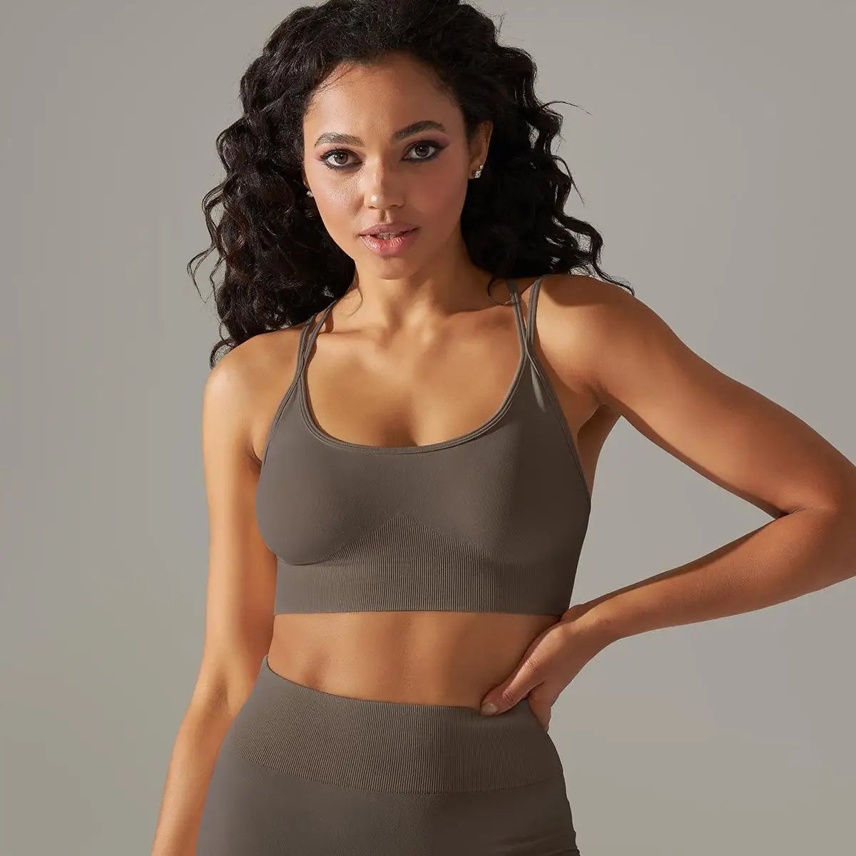 Women Cross Strap Yoga Bra