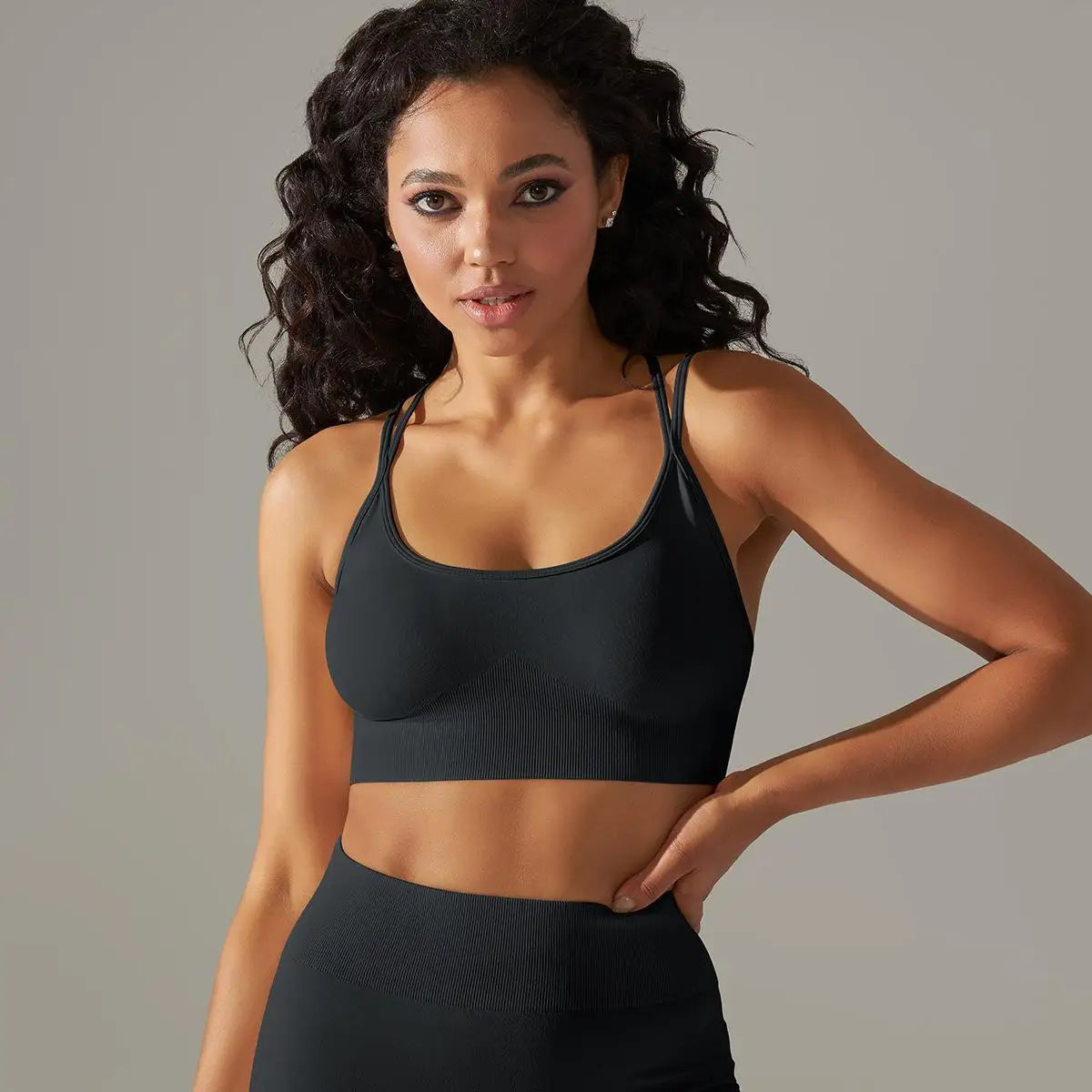 Women Cross Strap Yoga Bra