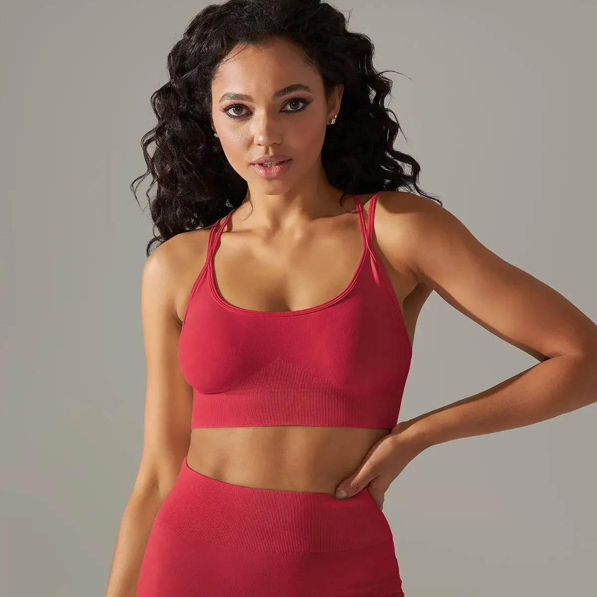 Women Cross Strap Yoga Bra