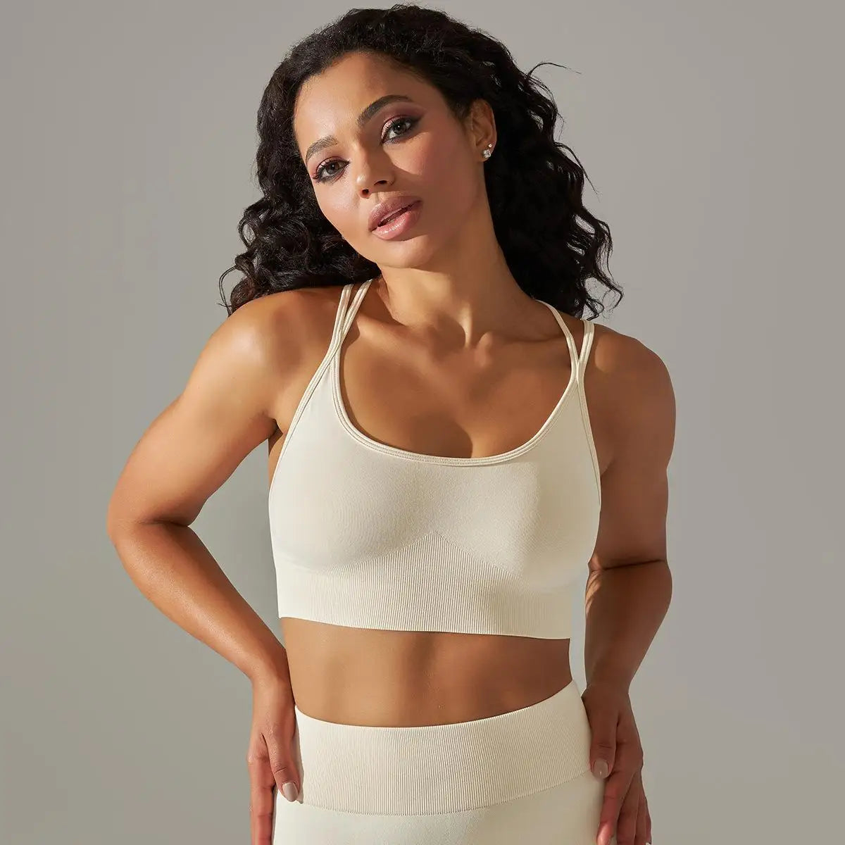 Women Cross Strap Yoga Bra