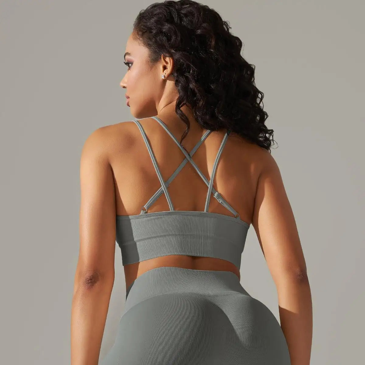 Women Cross Strap Yoga Bra