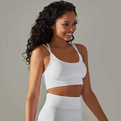 Women Cross Strap Yoga Bra