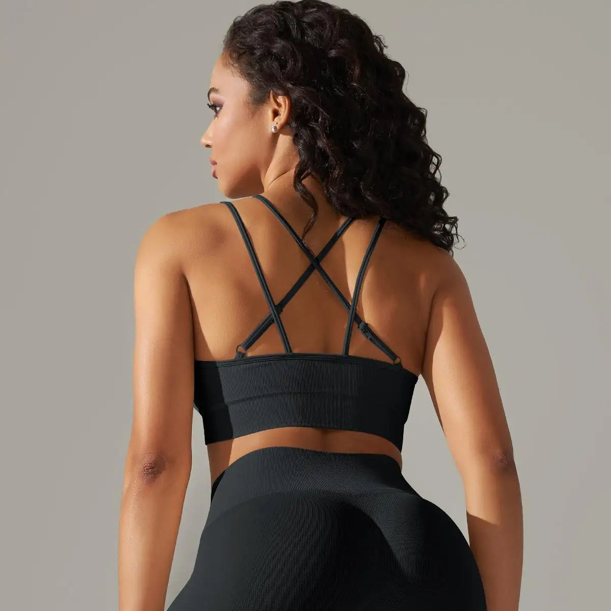 Women Cross Strap Yoga Bra