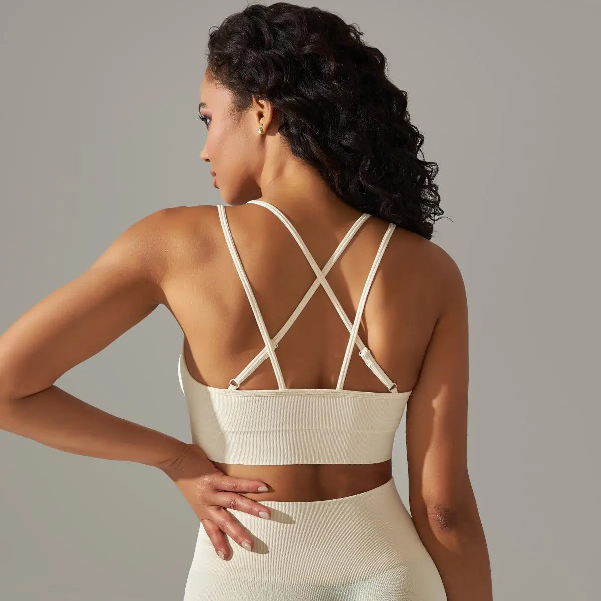 Women Cross Strap Yoga Bra
