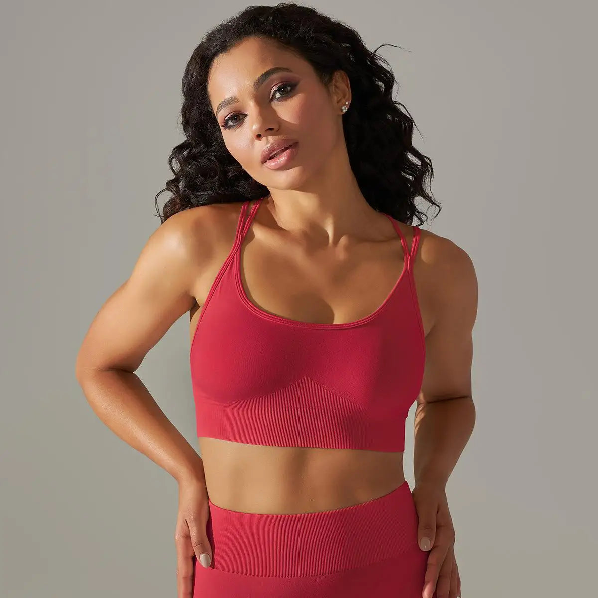 Women Cross Strap Yoga Bra