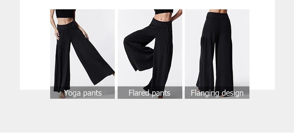 Yoga Pants Women Rib Loose Casual