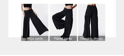 Yoga Pants Women Rib Loose Casual