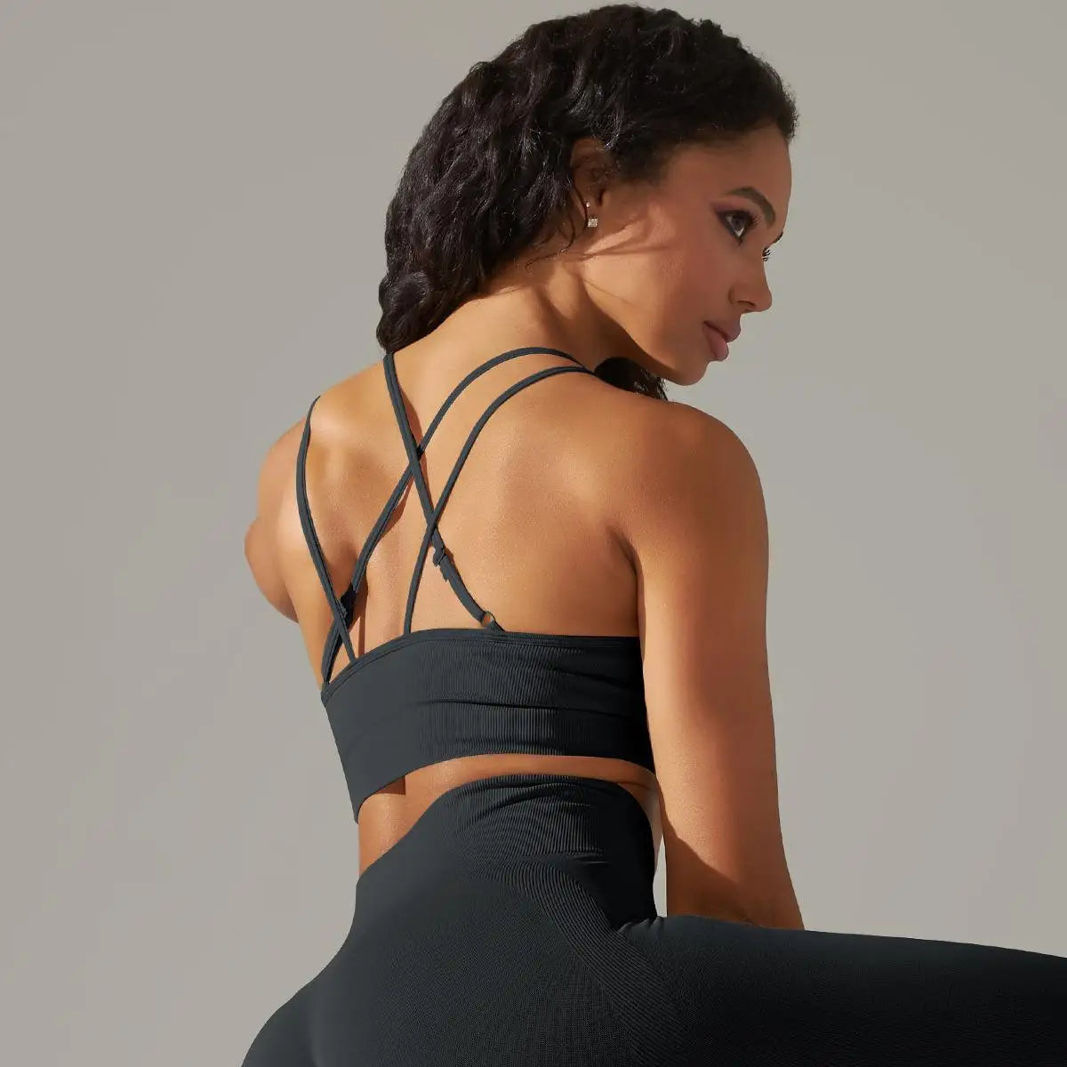 Women Cross Strap Yoga Bra