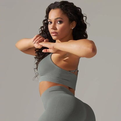 Women Cross Strap Yoga Bra