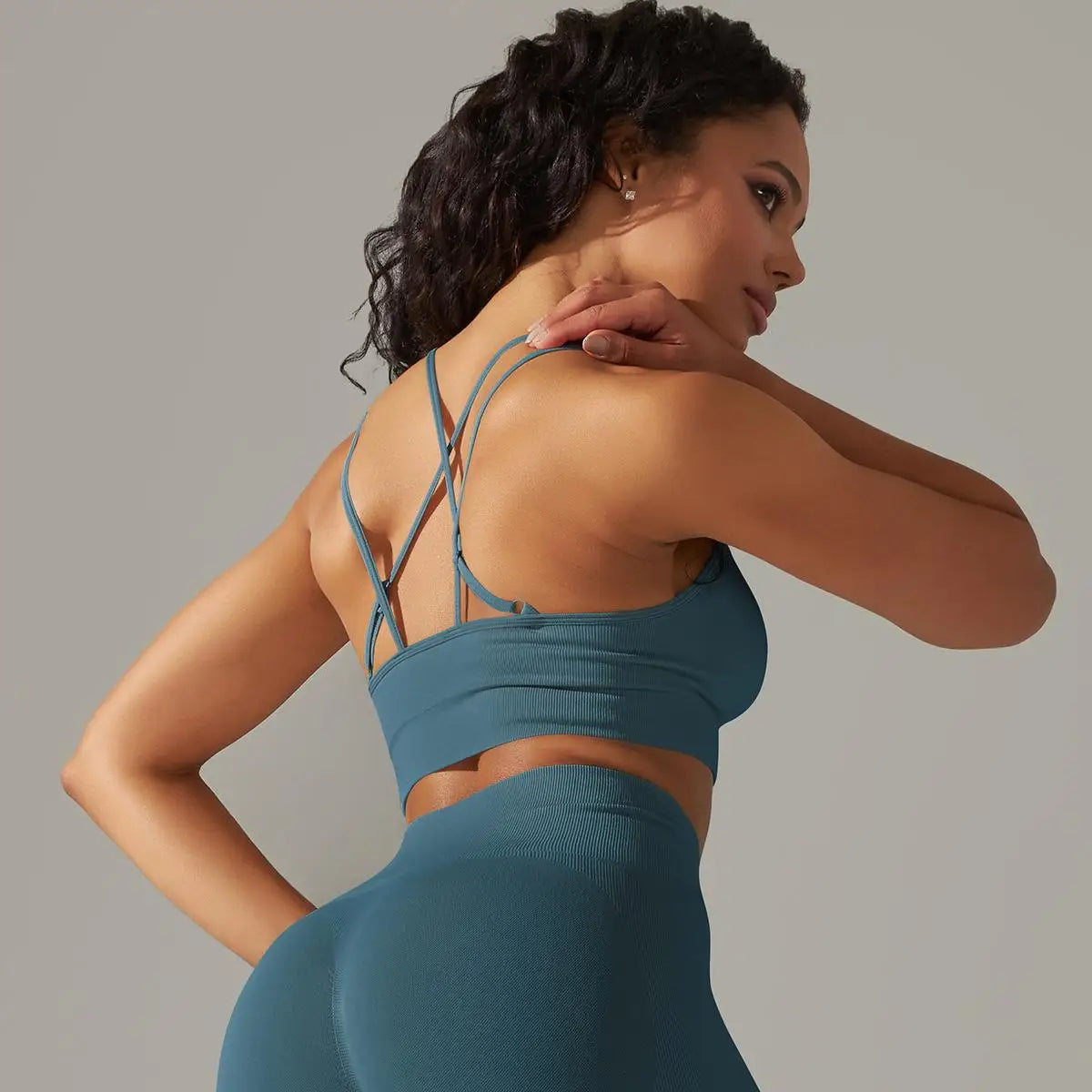 Women Cross Strap Yoga Bra