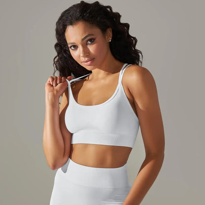 Women Cross Strap Yoga Bra