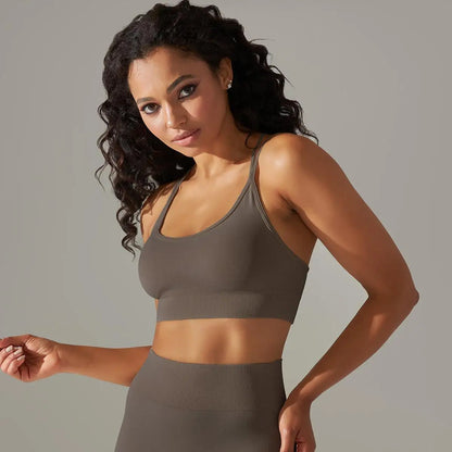 Women Cross Strap Yoga Bra