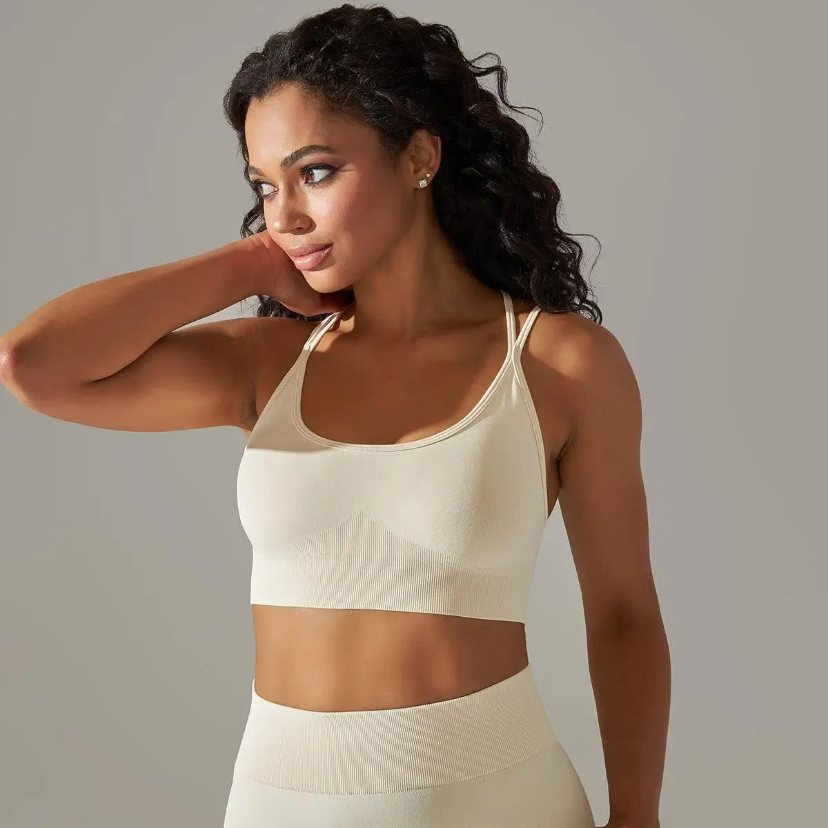 Women Cross Strap Yoga Bra