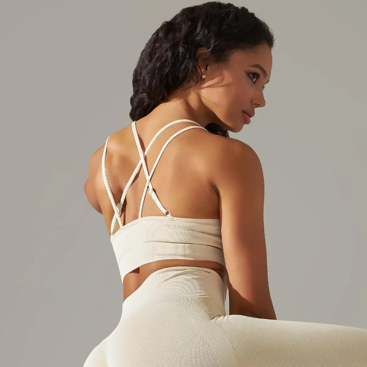 Women Cross Strap Yoga Bra