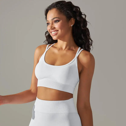 Women Cross Strap Yoga Bra