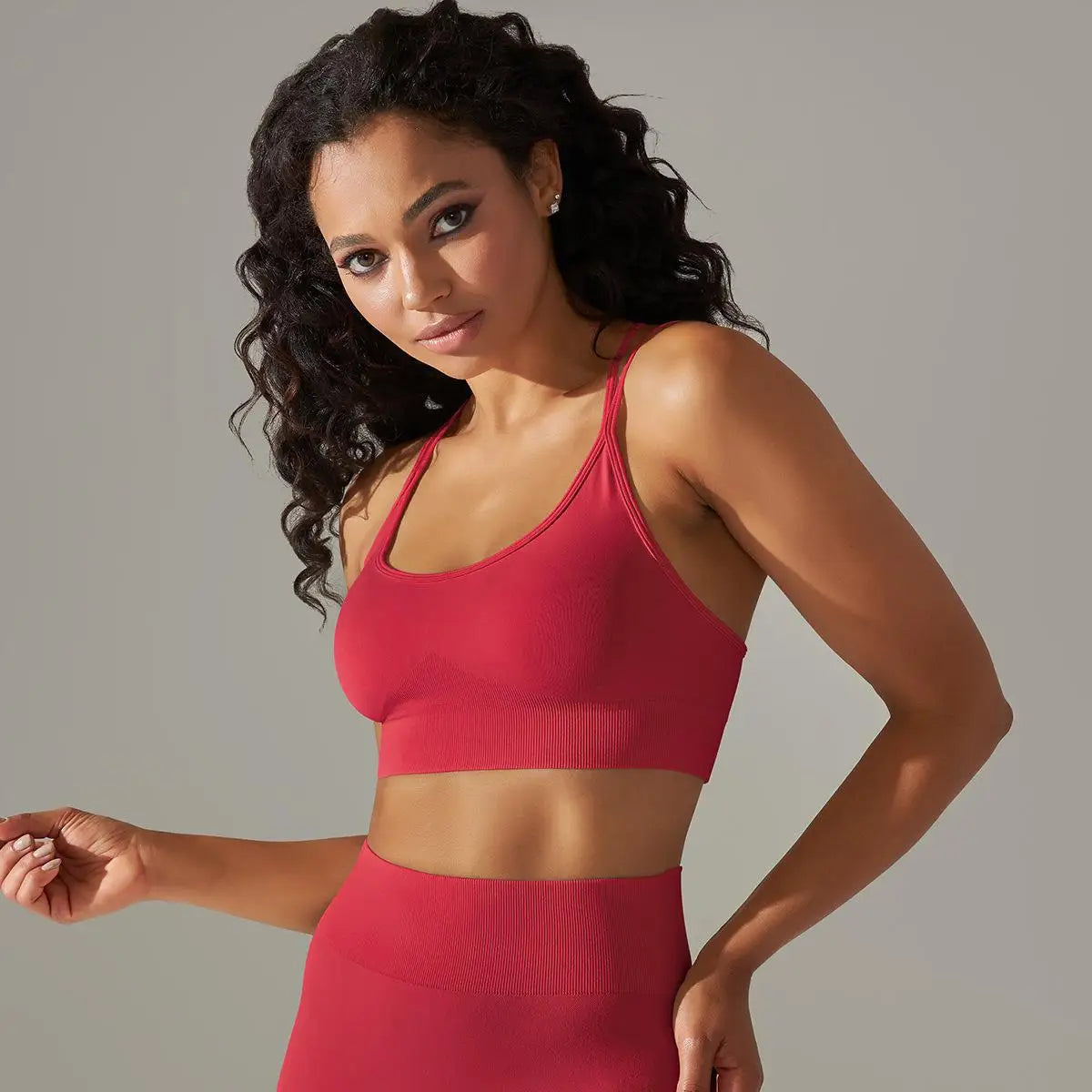 Women Cross Strap Yoga Bra