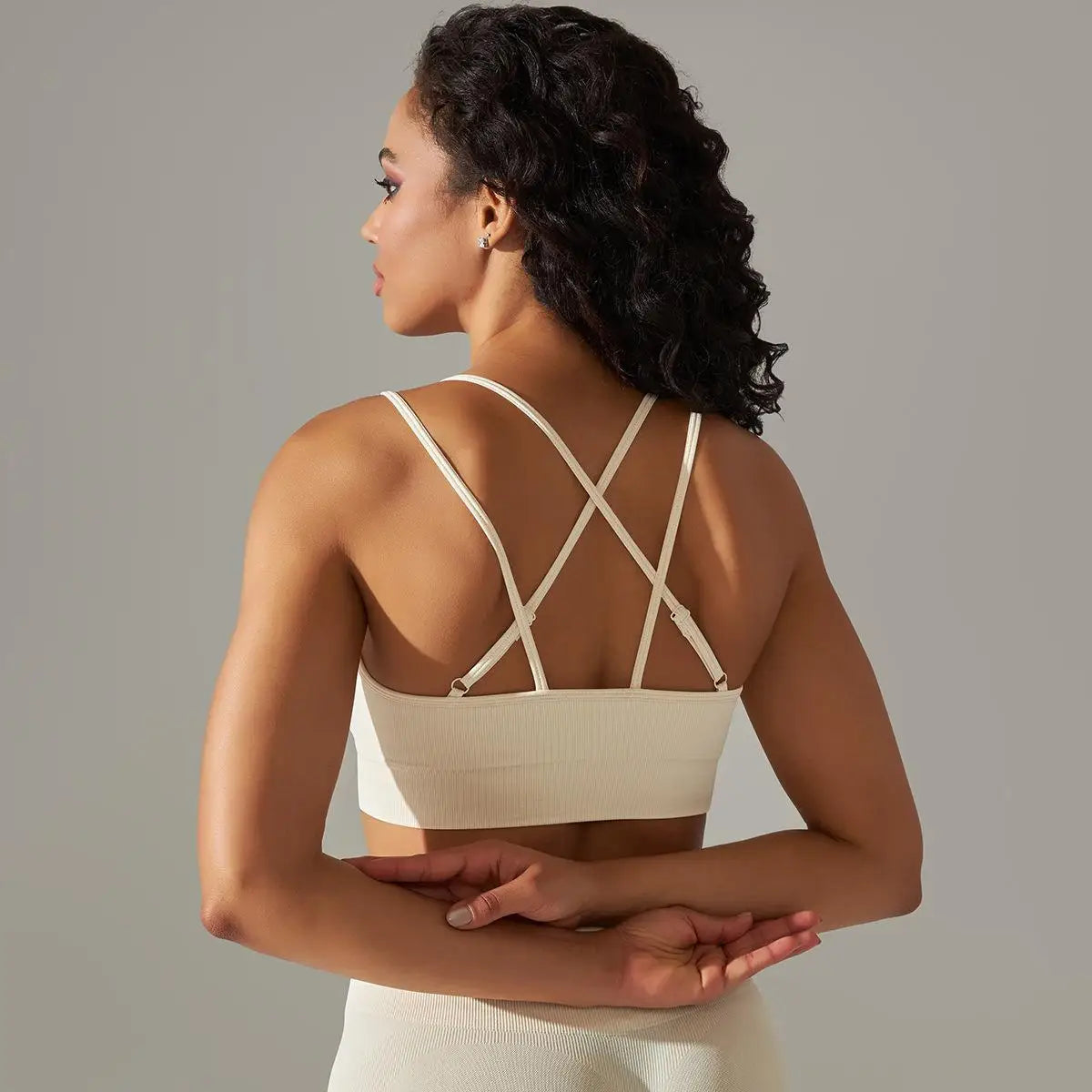 Women Cross Strap Yoga Bra