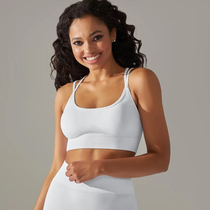 Women Cross Strap Yoga Bra