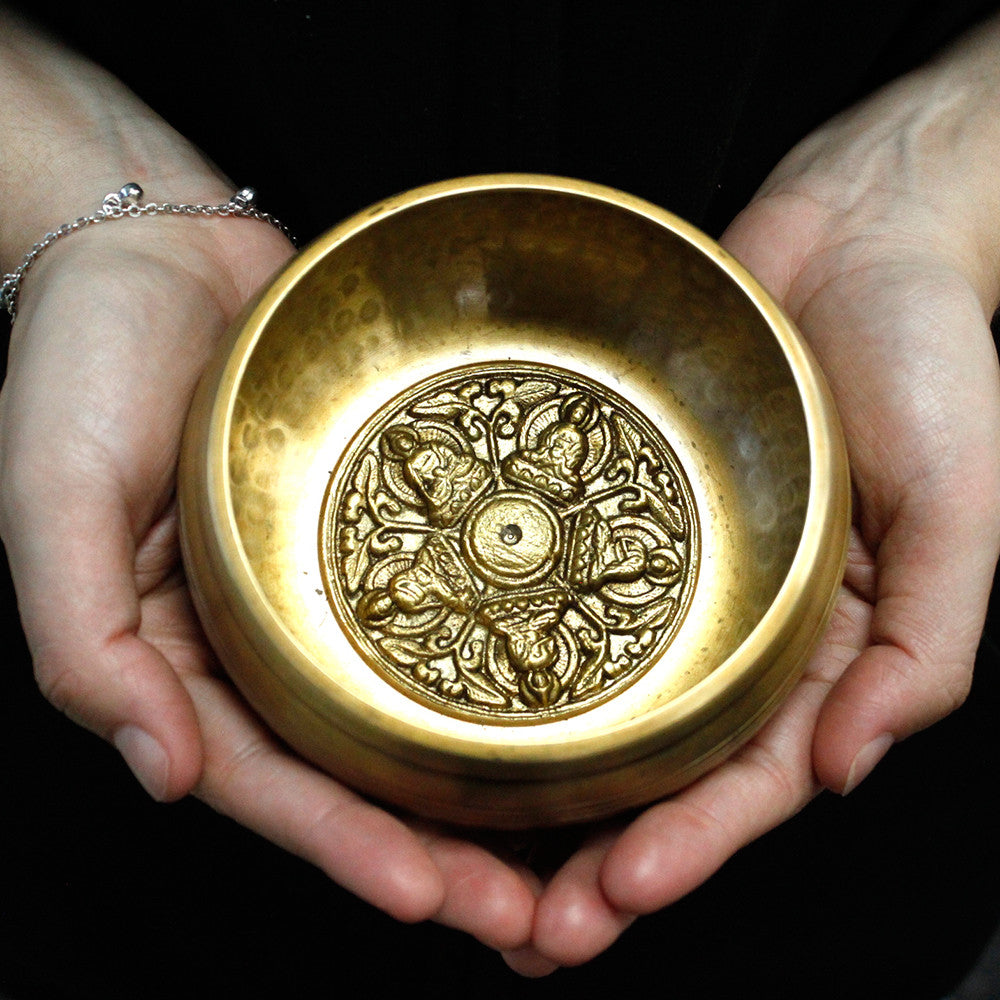 Five Buddha Tibetan Singing Bowl Set - For Relaxation and Healing