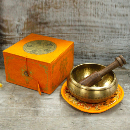 Five Buddha Tibetan Singing Bowl Set - For Relaxation and Healing