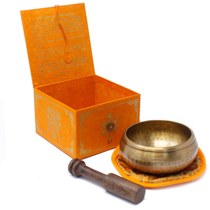 Five Buddha Tibetan Singing Bowl Set - For Relaxation and Healing