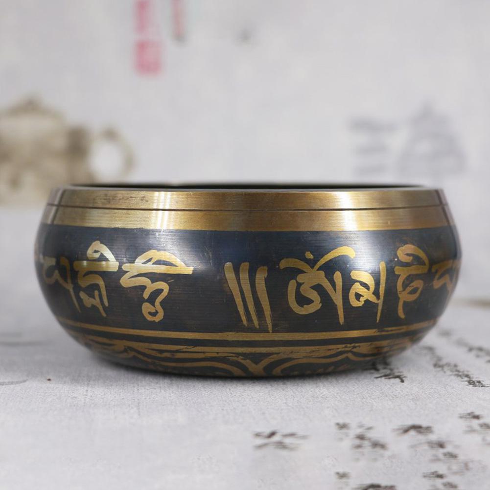 Tibetan Brass Singing Bowl Bell Meditation Tibetan Chakra Yoga Hand Bowl Buddhism Massage Meditation Percussion Instrument