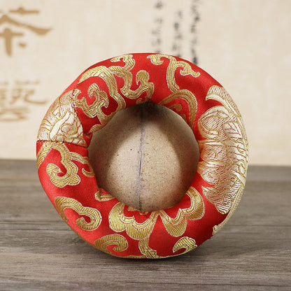 Tibetan Singing Bowl Mat Hand Hammered Yoga Singing Meditation Bowl Mat Buddhism Gift Home Decorative Crafts
