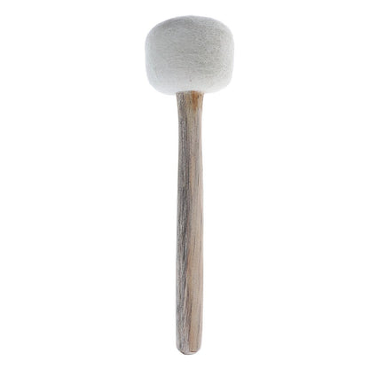 Tibetan Singing Bowl Striker Handmade Felted Wooden Mallet, 3 Size