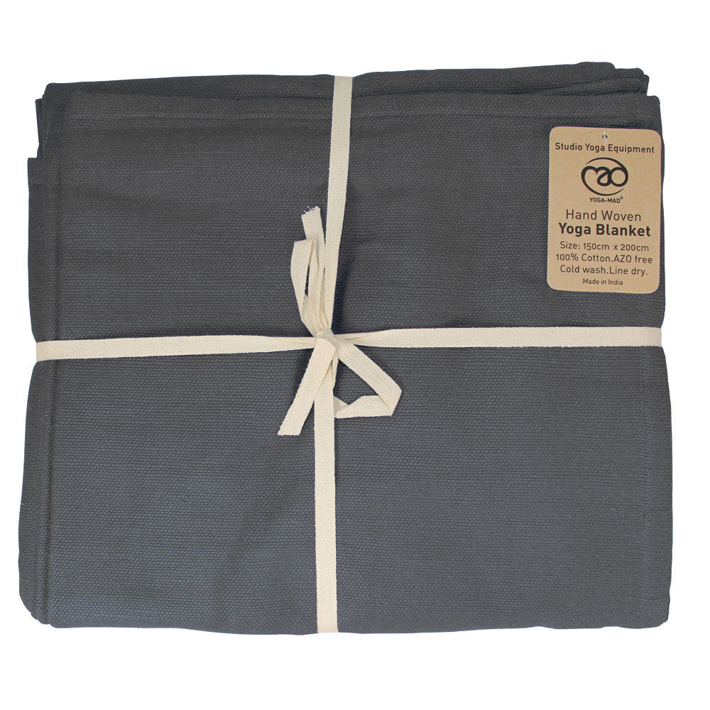 Hand Woven Cotton Yoga Blanket