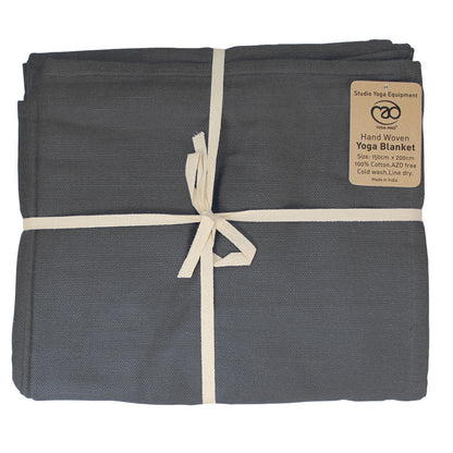 Hand Woven Cotton Yoga Blanket