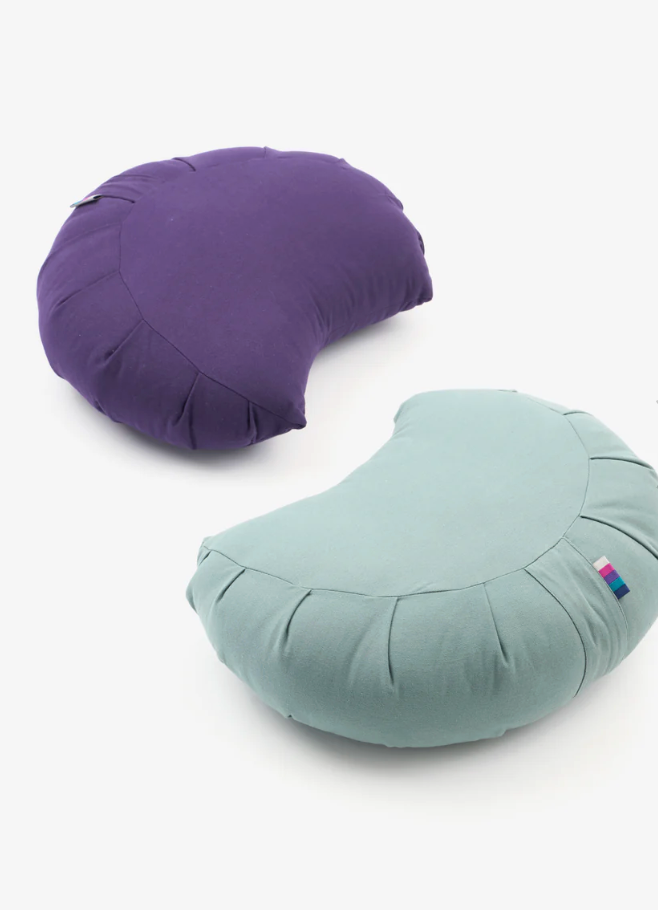 Eco-friendly Zafu | Crescent Meditation Cushion