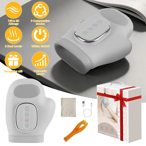 Cordless Hand Massager with 14 Airbags, 3 Massage Modes 5