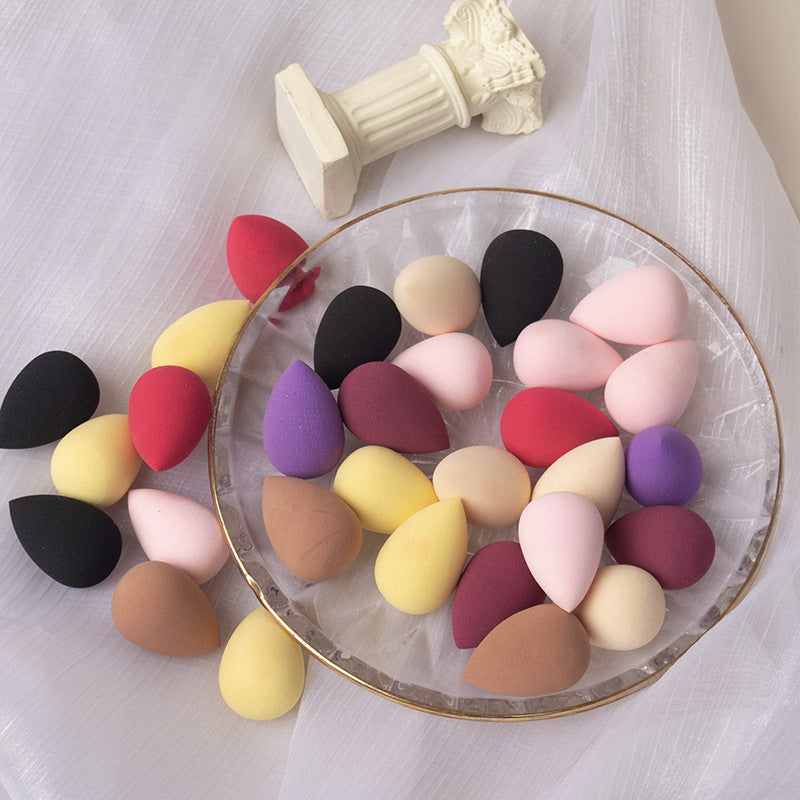 Mini Makeup Sponge Puff Multicolor Teardrop Shape