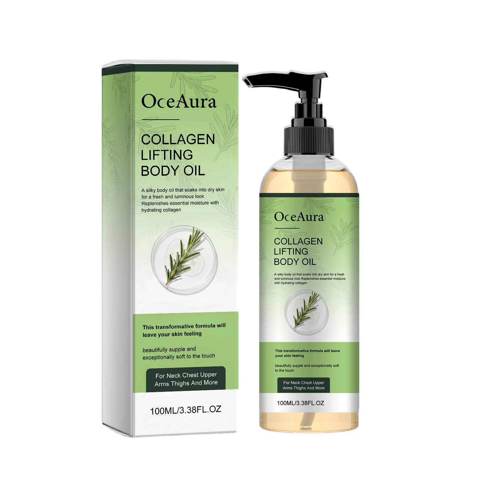 Available Tender Smooth Elastic and Glossy Body Massage Oil
