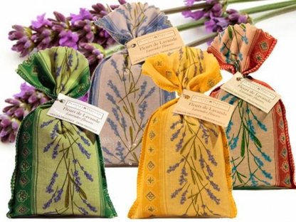 French Lavender- Authentic dried lavender flowers in colourful bags