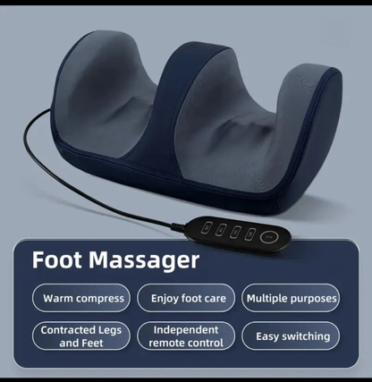 Electric Shiatsu Foot Massager with Heat & Calf Roller