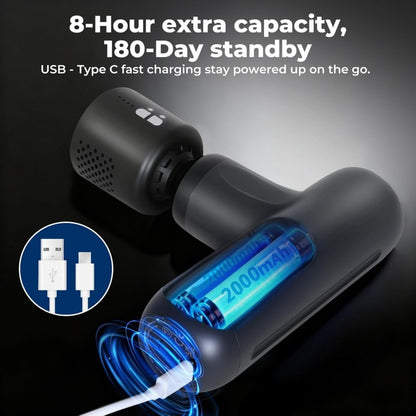 Massage Gun with Heat and Cold, Mini Massage Gun Deep Tissue