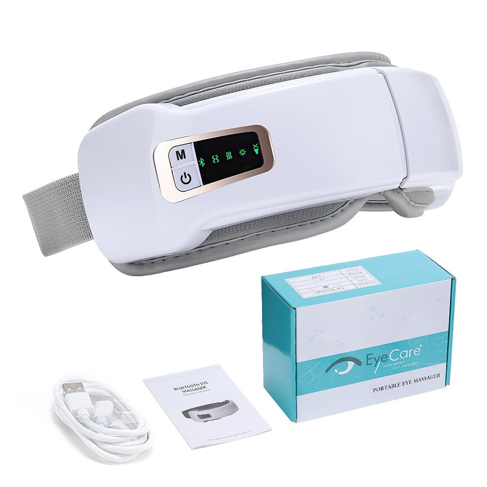 Smart Eye Massager with Vibration,heat,airbag Compression &