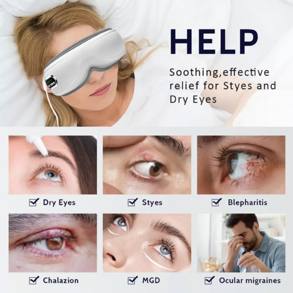 Steam Therapy Mask Smart Hot Steam Eye Mask for Dark Circles